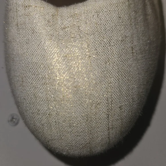 TOMS Metallic Nude Ballet Flats ✨️ Size 8W ✨️ NWOT - Picture 6 of 9